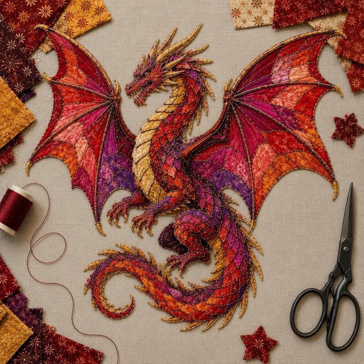 3D Mythic Wilds DIY Layered Patchwork Art Kit — Elk