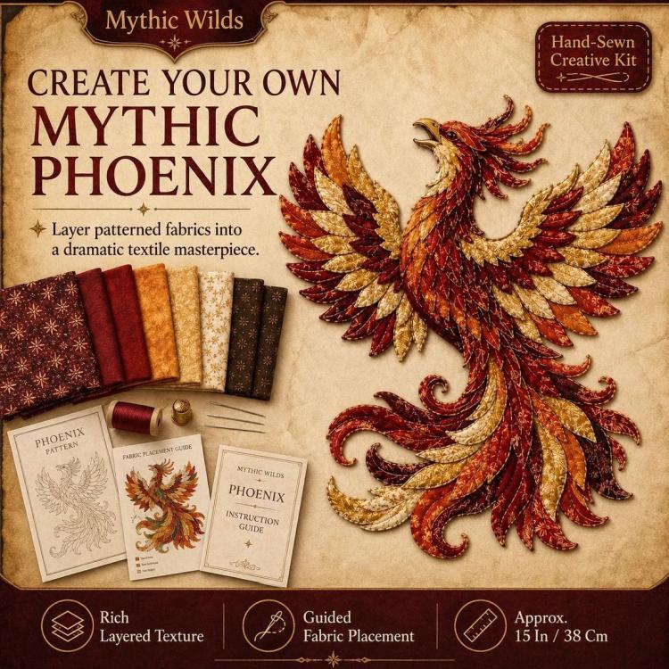 3D Mythic Wilds DIY Layered Patchwork Art Kit — view 10