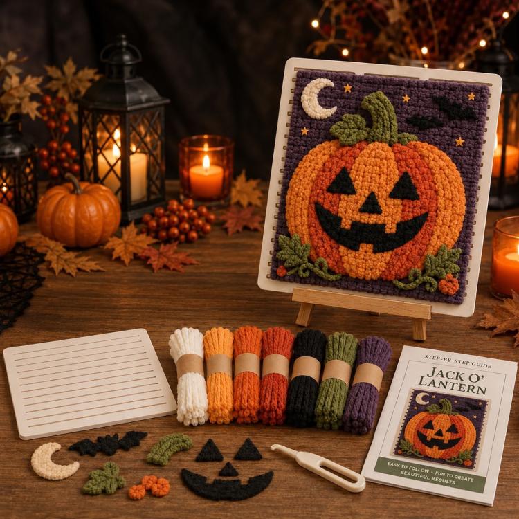 3D Halloween Fabric Weaving Quilt DIY Kit