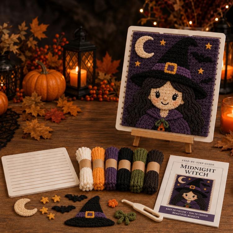 3D Halloween Fabric Weaving Quilt DIY Kit — Ghosts