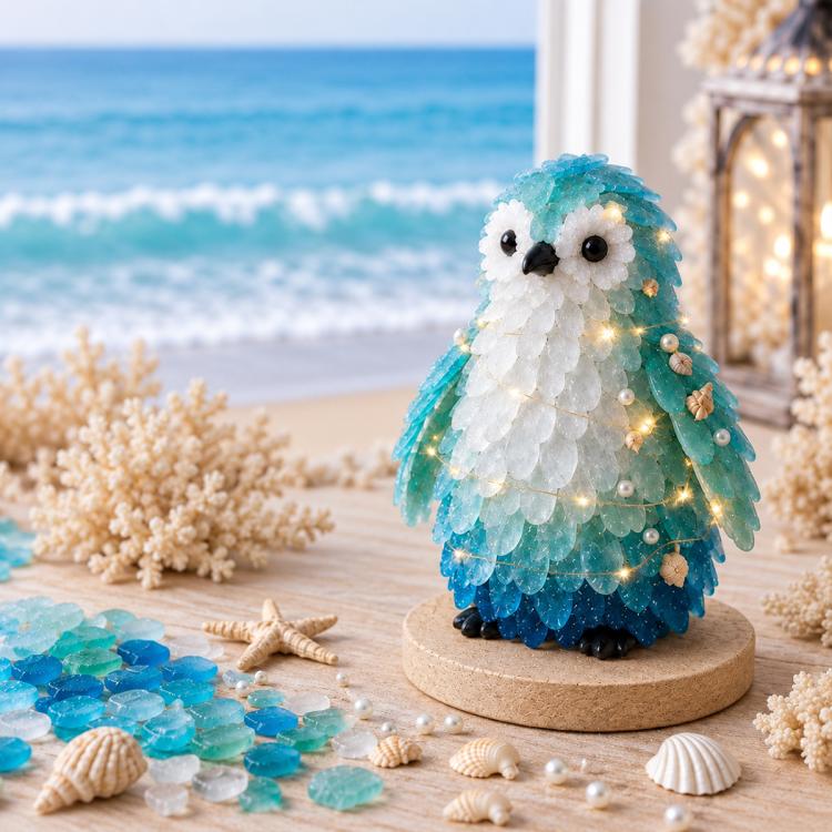3D DIY Sea Glass Art Kit with LED Lights — Little Gnome