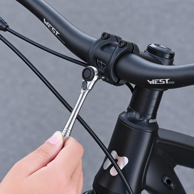 WEST BIKING Bicycle Repair Tool Ratchet Wrench Screwdriver Combo Kit for Mountain & Road Bikes