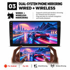 Double-DIN Car MP5 Player Wireless CarPlay/Android Auto Bluetooth HD Display — view 10