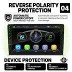 Double-DIN Car MP5 Player Wireless CarPlay/Android Auto Bluetooth HD Display — view 11