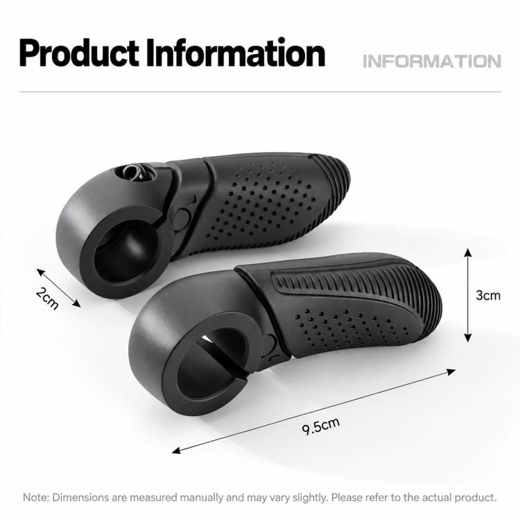 WEST BIKING 1 Pair Ergonomic Bicycle Rest Bar Mountain Bike Thumb Bar Ends