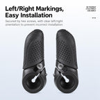 WEST BIKING 1 Pair Ergonomic Bicycle Rest Bar Mountain Bike Thumb Bar Ends