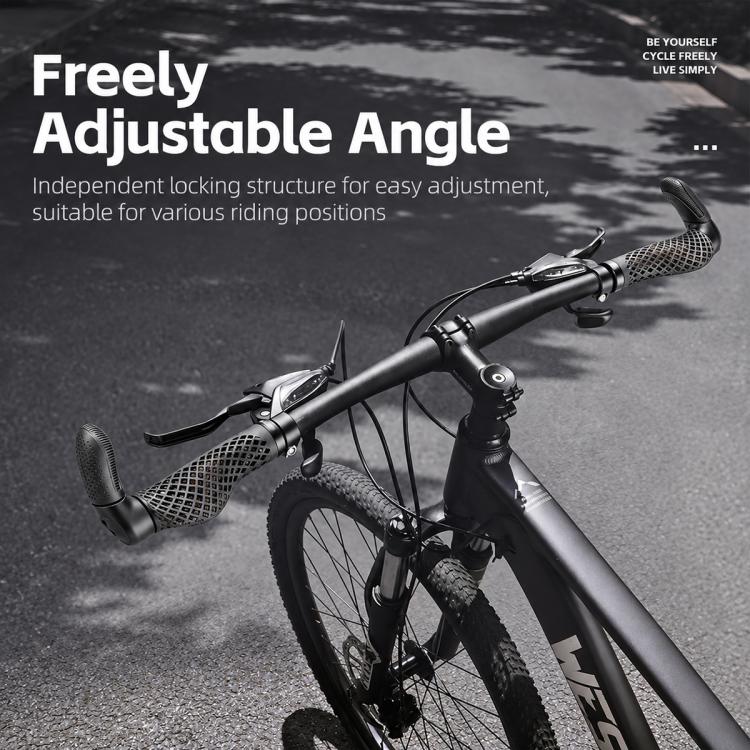 WEST BIKING 1 Pair Ergonomic Bicycle Rest Bar Mountain Bike Thumb Bar Ends