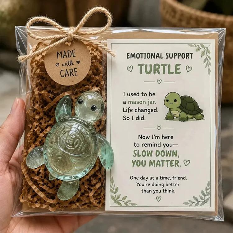 Emotional Support Glass Animal Gift Glassware Animal — Hummingbird