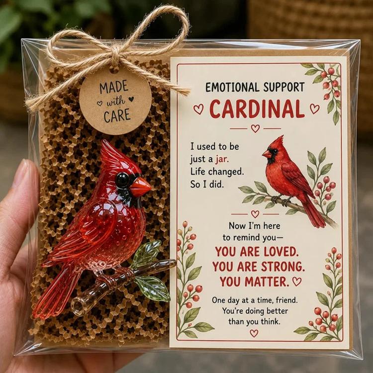 Emotional Support Glass Animal Gift Glassware Animal — Bluebird