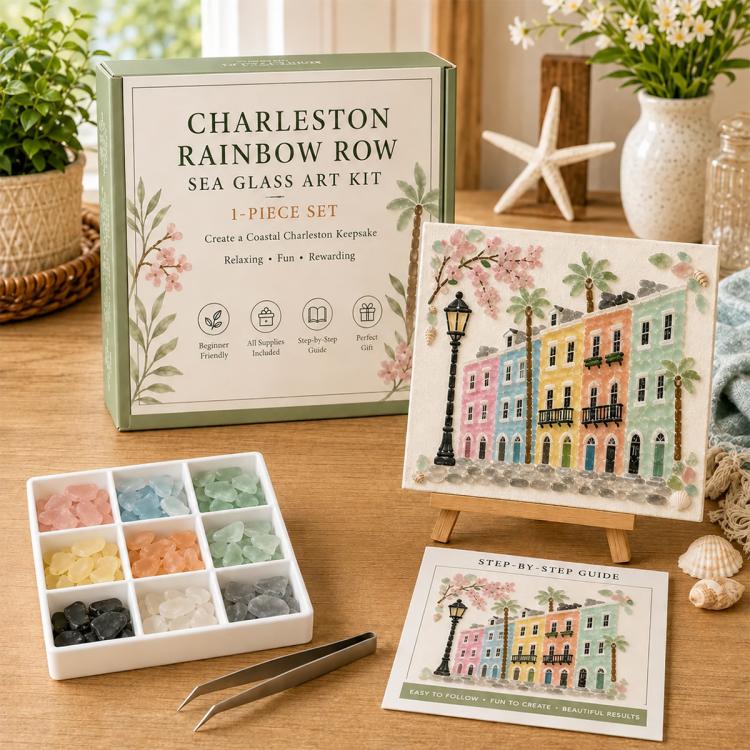 Timeless Destinations Sea Glass Art Kit — view 13