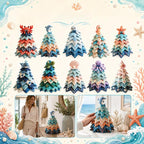 Ocean Friends DIY Patchwork Christmas Tree Kit — Sea Turtle