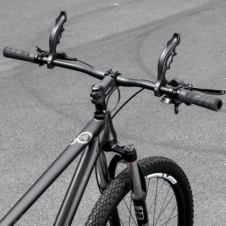 WEST BIKING 1 Pair Bicycle Rest Bar Dragon-bone Shape Ergonomic Cycling Thumb Bar Ends