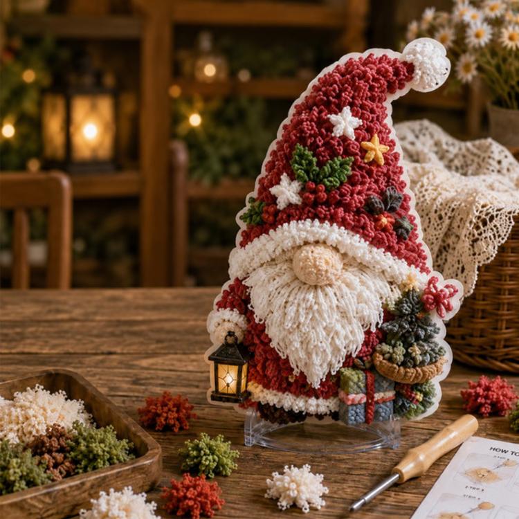Gnome 3D Fabric Poke Art Kit