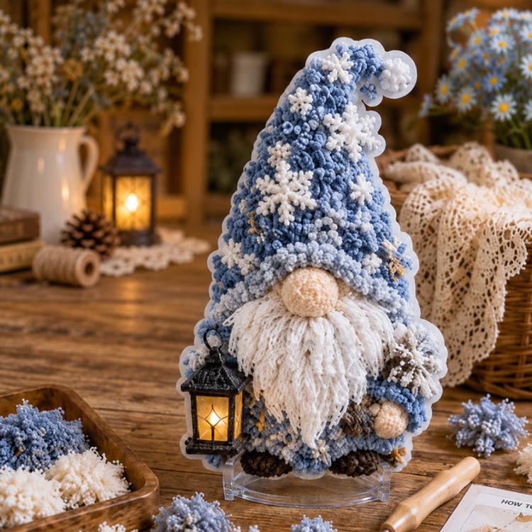 Gnome 3D Fabric Poke Art Kit — Sunflower