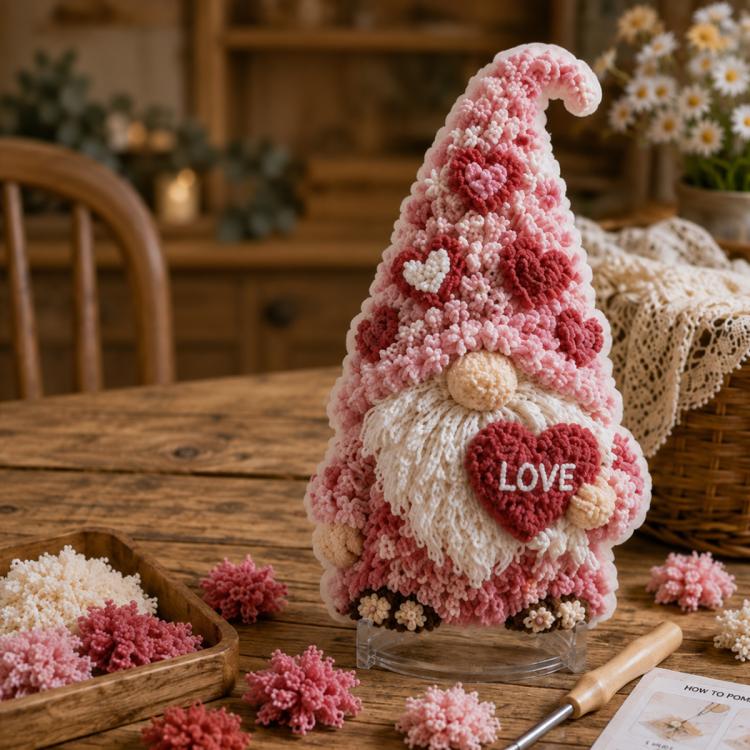 Gnome 3D Fabric Poke Art Kit — Freedom
