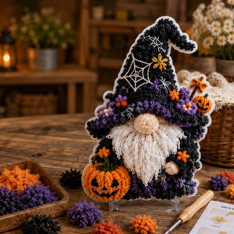 Gnome 3D Fabric Poke Art Kit — Lover