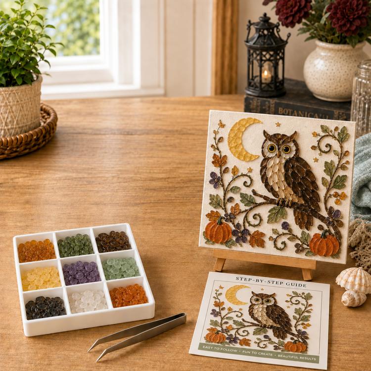 Halloween Sea Glass DIY Art Kit — 20cm DIY Craft Kit