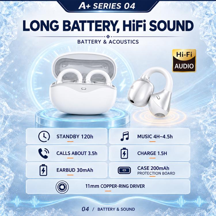 NE-19S Open Ear Clip Noise Reduction Wireless Bluetooth Earphones