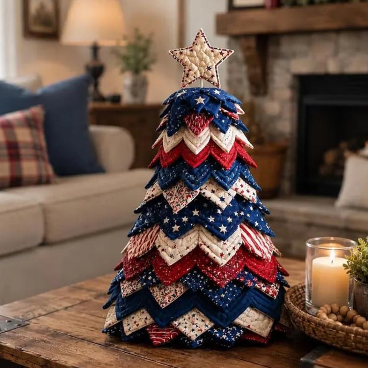 DIY Fabric Quilted Tree Sewing Craft Kit — Sprite