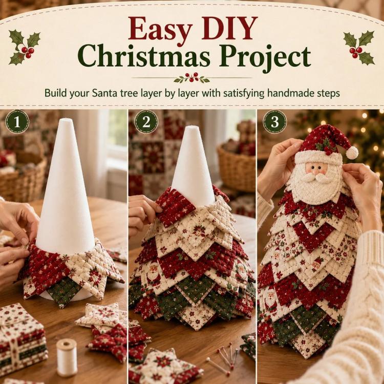 DIY Fabric Quilted Tree Sewing Craft Kit — view 25