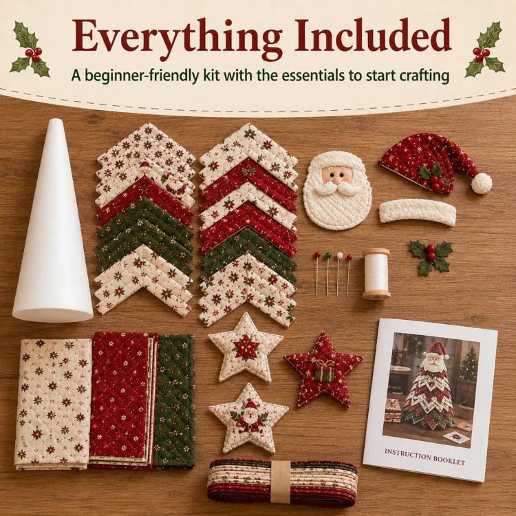 DIY Fabric Quilted Tree Sewing Craft Kit — view 28