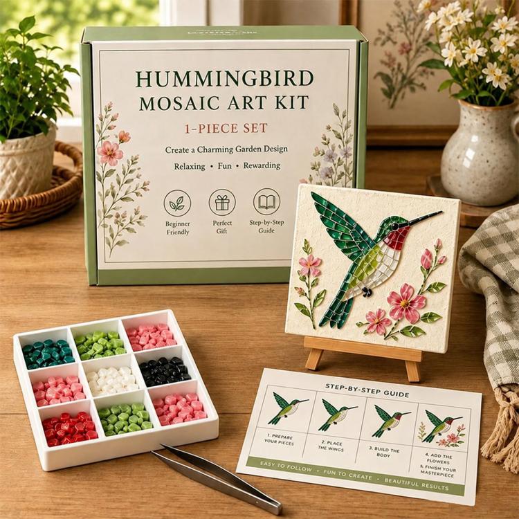 Mosaic Art DIY Craft Kit Creative Handmade Decor Gift — Watering Can
