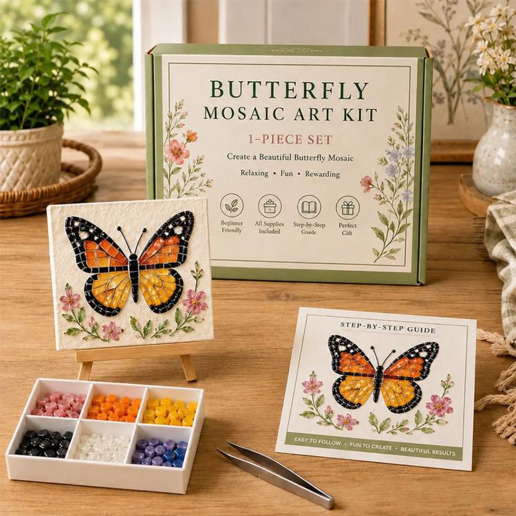 Mosaic Art DIY Craft Kit Creative Handmade Decor Gift — Hummingbird