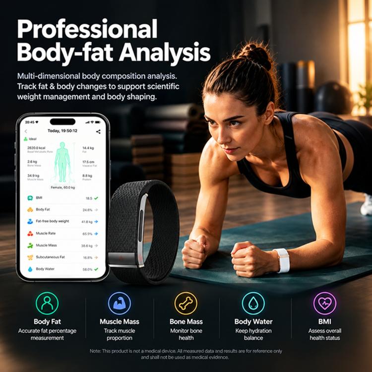 E910 Screenless ECG Fitness Tracker Health Band, Support Heart Rate Monitoring / Menstrual Period Reminder / Stress Monitoring