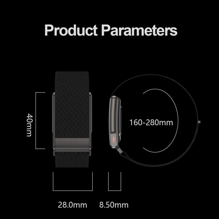 E910 Screenless ECG Fitness Tracker Health Band, Support Heart Rate Monitoring / Menstrual Period Reminder / Stress Monitoring