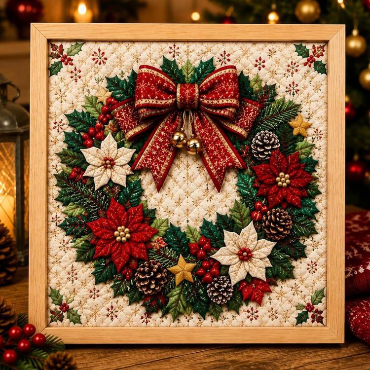 DIY Christmas Fabric Art Painting Kit — Christmas Tree