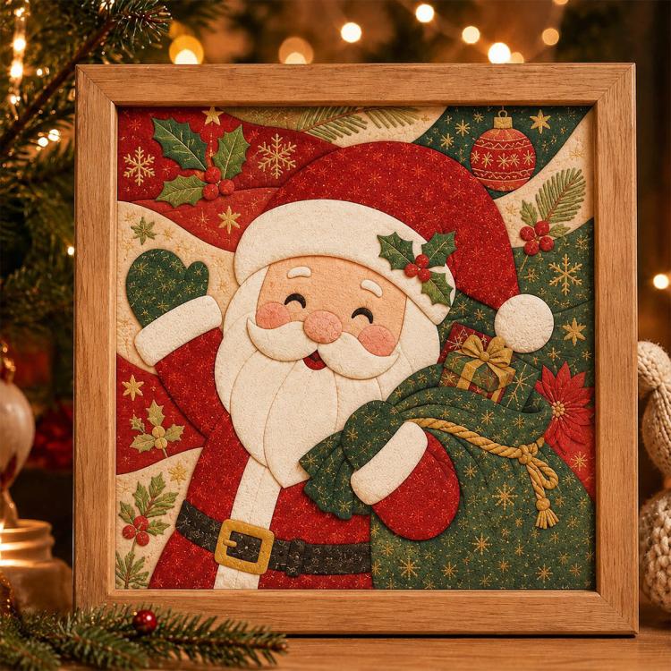 DIY Christmas Fabric Art Painting Kit — Reindeer