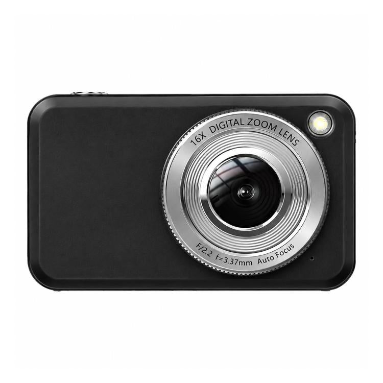 DC317 Dual-Camera 4K High-Definition Digital Beauty Filter Camera — Black