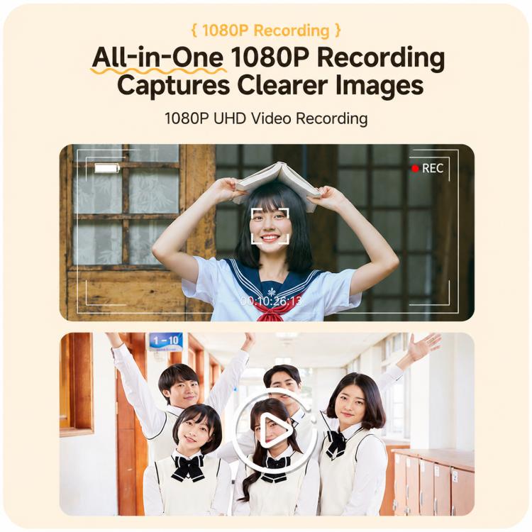 DC317 Dual-Camera 4K High-Definition Digital Beauty Filter Camera — view 10