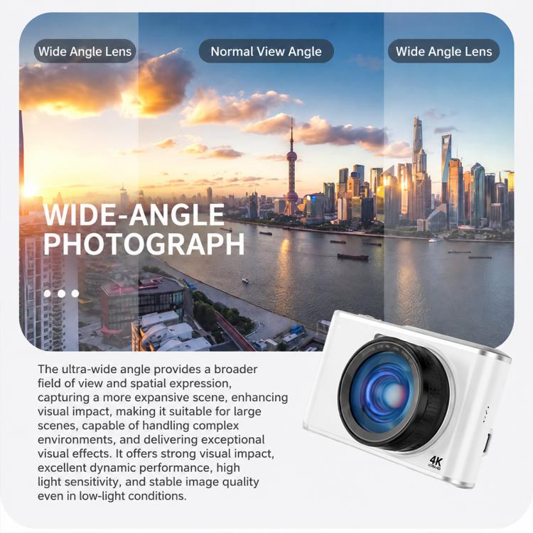 DC306L Dual Lens 13MP High-Definition Digital Compact Camera — view 12