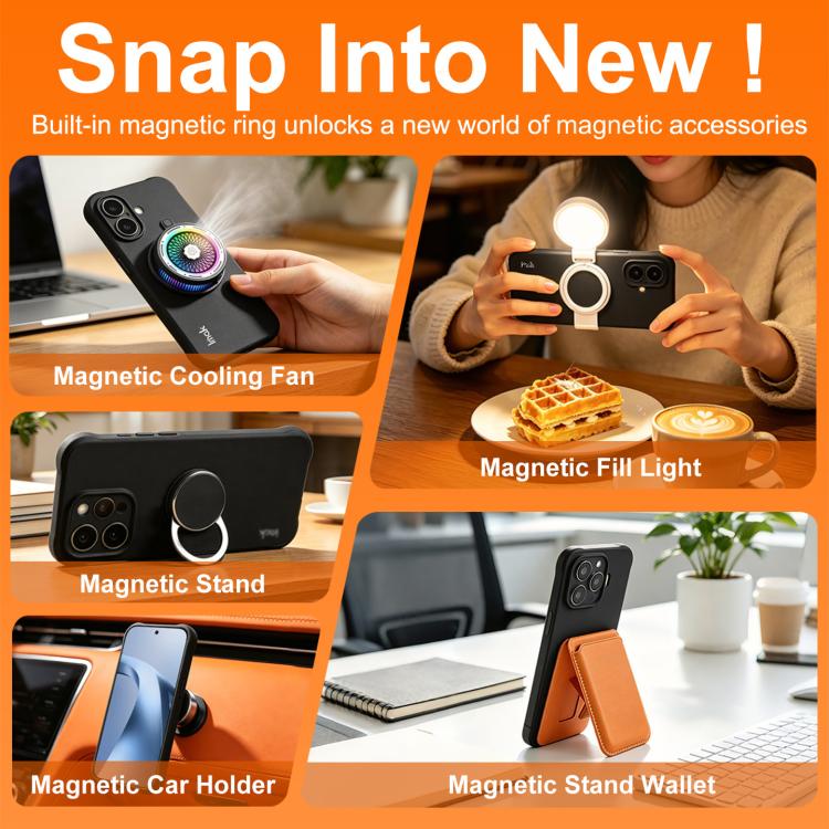 imak Magnetic Shockproof Airbag TPU Phone Case