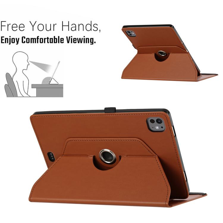 Rotation Holder Pressure-Formed Vegan Leather Smart Tablet Case
