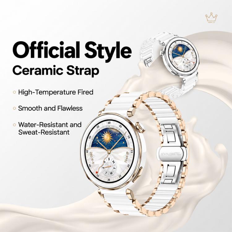 xDfind True Ceramic Stainless Steel Watch Band