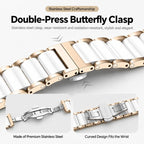 xDfind True Ceramic Stainless Steel Watch Band