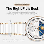 xDfind True Ceramic Stainless Steel Watch Band