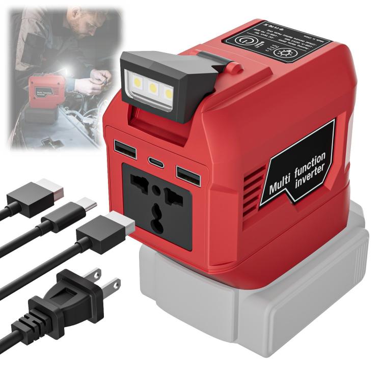 M7200 220V 250W Portable Power Inverter, Multifunctional Battery Powered Inverter
