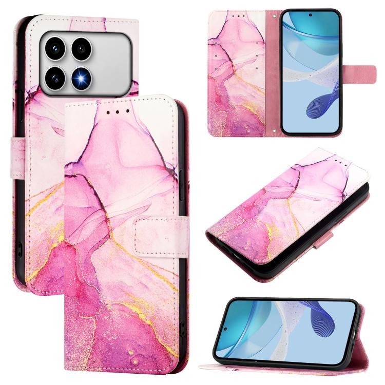 PT003 Marble Pattern Flip Leather Phone Case — view 17