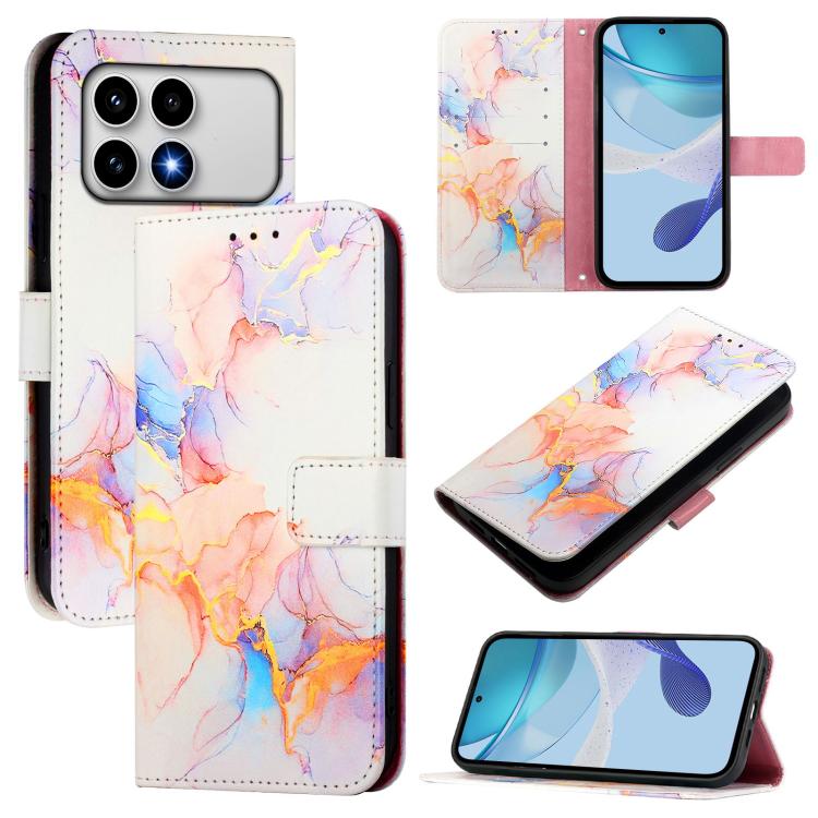 PT003 Marble Pattern Flip Leather Phone Case — view 19