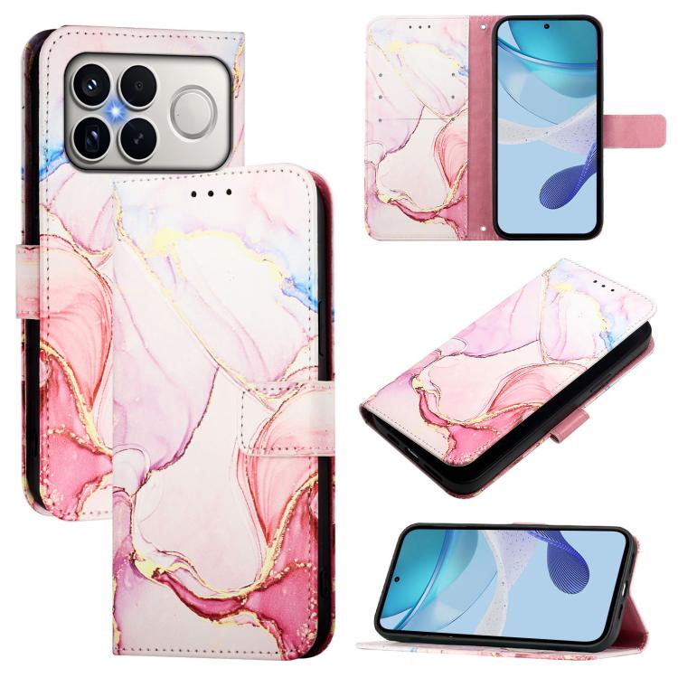 PT003 Marble Pattern Flip Leather Phone Case — view 13
