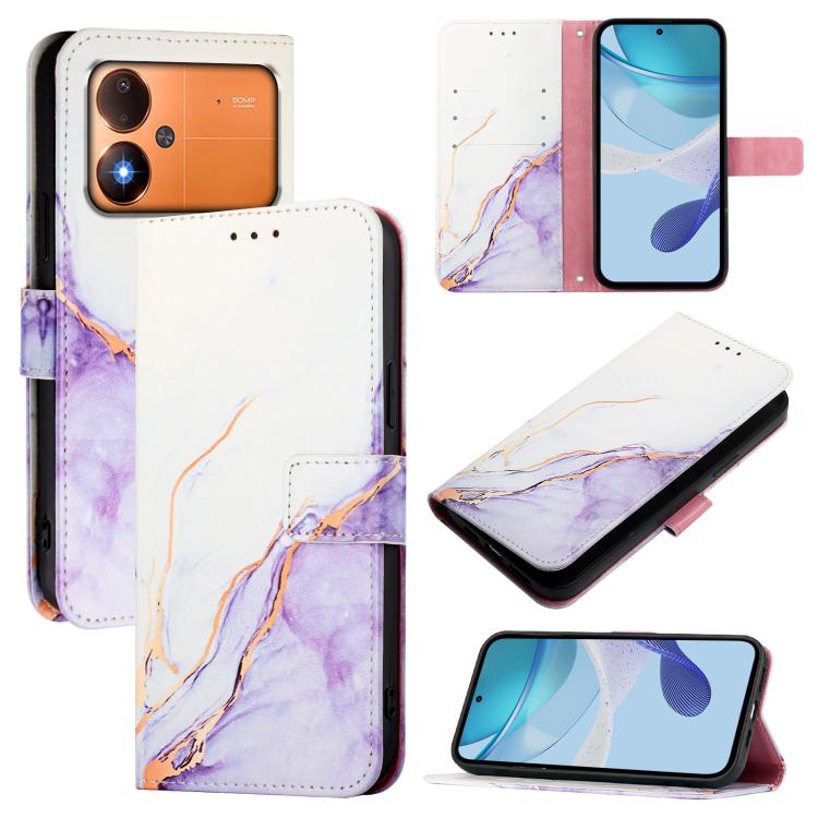PT003 Marble Pattern Flip Leather Phone Case — view 10