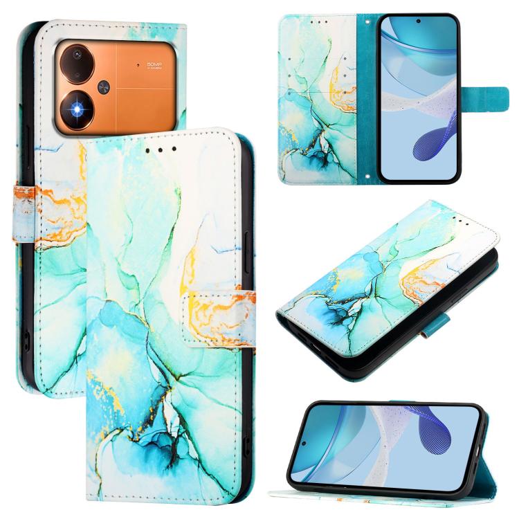 PT003 Marble Pattern Flip Leather Phone Case — view 11