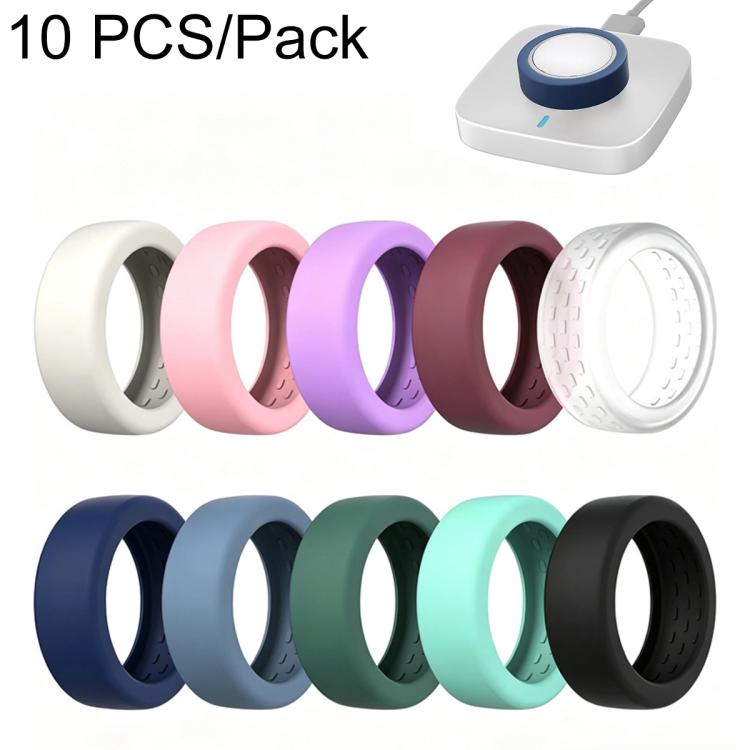 XDcase 10 PCS/Pack For Oura Ring 5 Silicone Protective Case