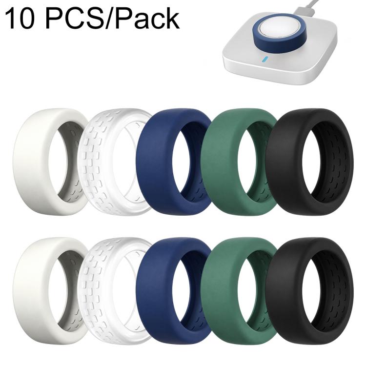 XDcase 10 PCS/Pack For Oura Ring 5 Silicone Protective Case — 10-Color A