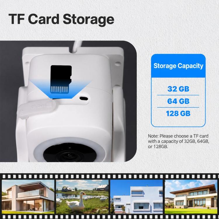 WCM-B66 Infrared Night Vision HD WiFi Camera Monitor Recorder, Plug: EU