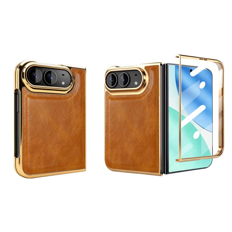 VIETAO Crazy Horse Texture PU Phone Case