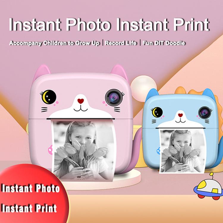 A21 2.4 inch 2400w HD Kids Instant Print Camera — Blue